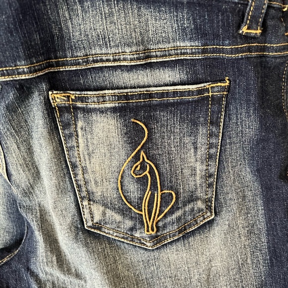 Denim Baby Phat wide leg jumper - Picture 5 of 7